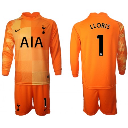 Billiga Fotbollströjor Tottenham Hotspur Hugo Lloris 1 Målvakt Barn Tredje tröja 2021/22 Långärmad